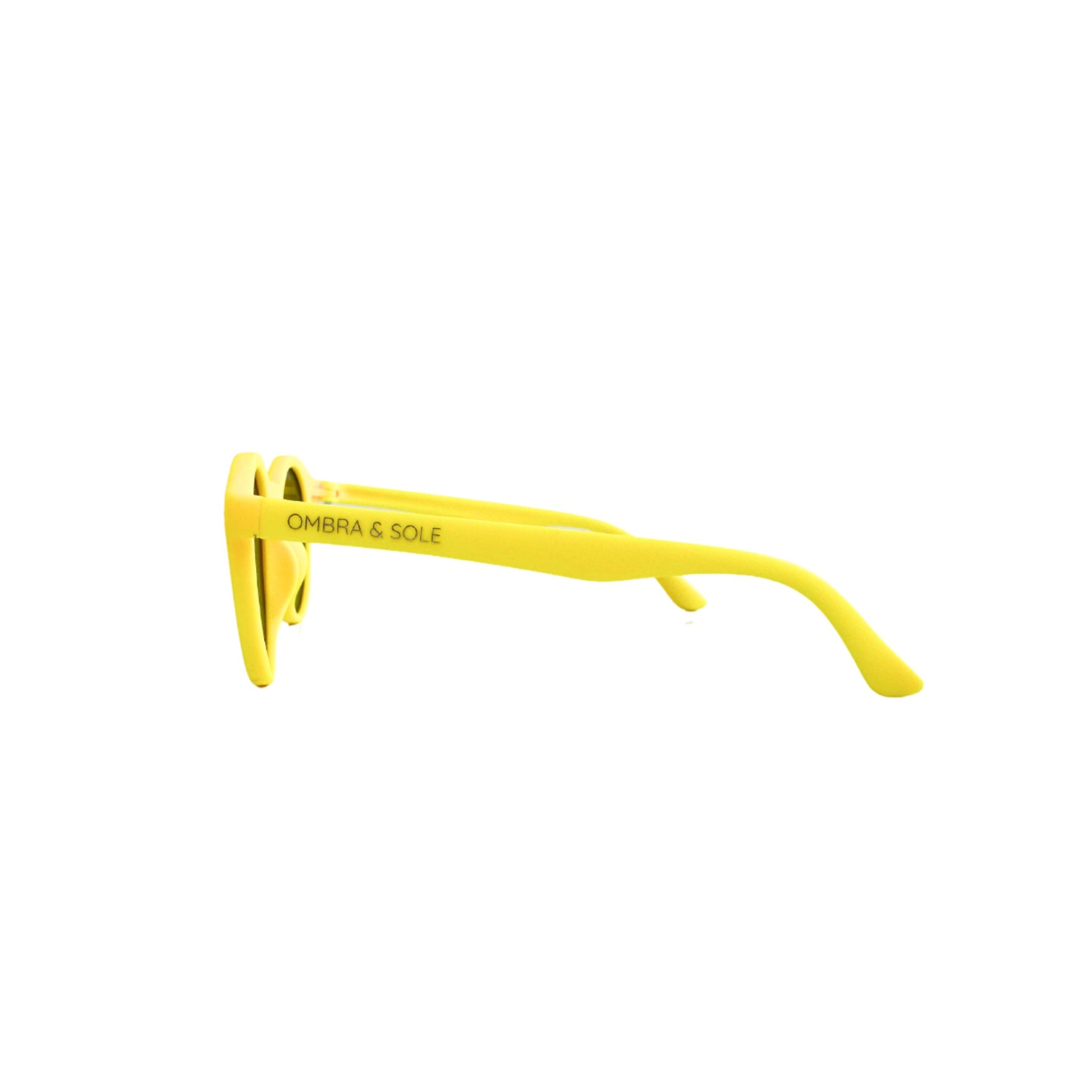 side view of UV Polarised flexible sunglasses for kids
