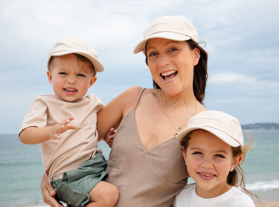 UPF50 dad caps for the whole family - relaxed fit, sun protection hats, premium cotton